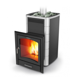 Дровяная печь для бани TMF Калина Inox БСЭ антрацит НВ ПРА